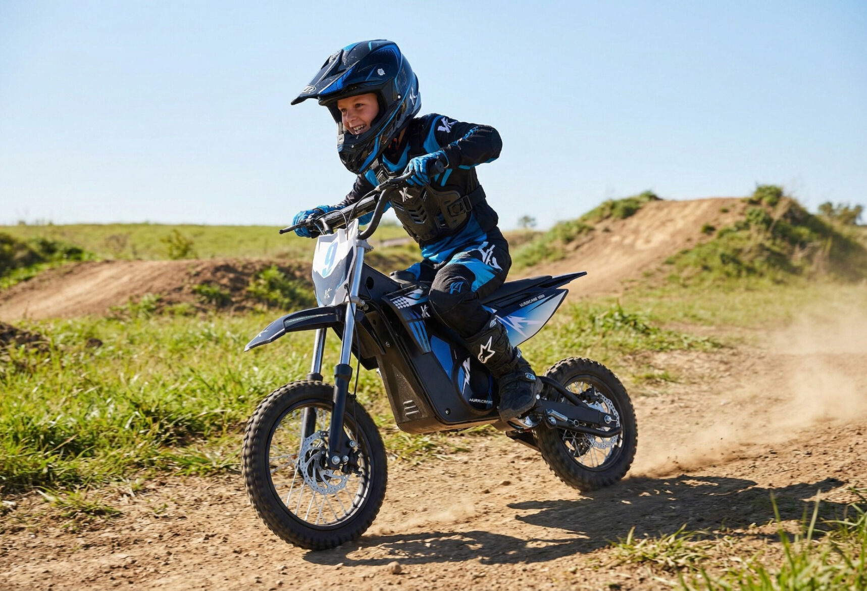 36V Electric Children's Dirt Bike HURRICANE 1000 blue